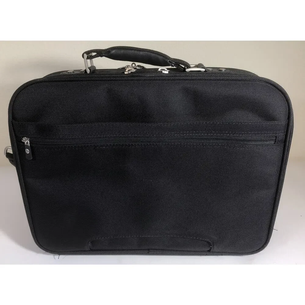 Laptop Briefcase Bag Dell Removable Padding Handle & Shoulder Strap